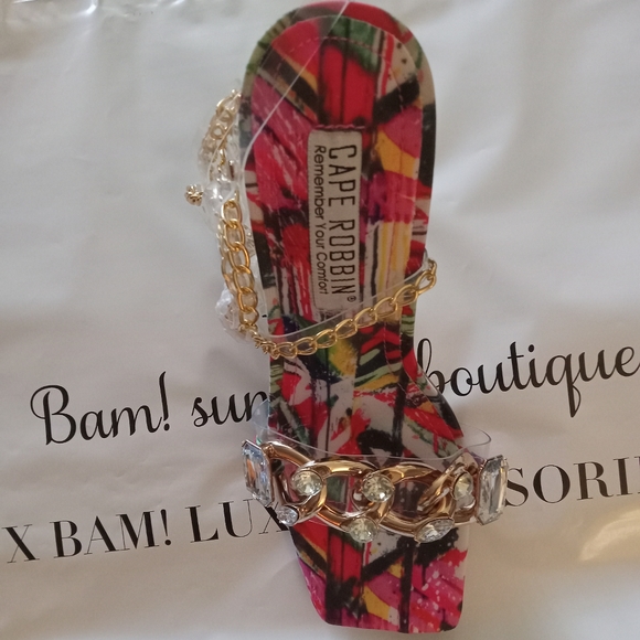 Shoes Rhinestone Embellished Heels Poshmark